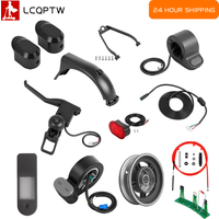 For Xiaomi 5 Pro Scooter Accessories Rear Fender Taillight Bracket Brake Cable Hub Thumb Throttle Brake Lever Main Control Cable