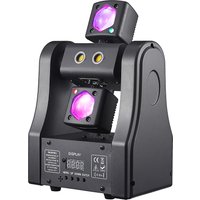 48W Mini Moving Head Beam Light Remote Control LED Beam Strobe Party Light DMX512 Sound Activated DJ Disco Stage Effect For Club