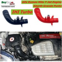 SJBOB 4PLY IHI Turbo Intake Silicone Hose Air Box To Turbo For Alfa Romeo Mito/Abarth Grande Punto/Fiat Linea Turbojet 16V T-Jet