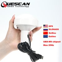 QUESCAN QU9M USB M9 GPS GNSS Empfänger NEO M9N USB GPS Galileo BeiDou GLONASS QZSS SBAS UBX-M9140-KB NMEA RTCM Protokoll Max 25Hz