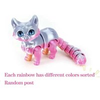 12CM 3D Printed Cute Cats Movable Joint Fidget Toys Stress Relief Decompression Desktop Ornament Kid Toy for Kids Gift 2026