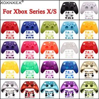 1 Set für Xbox Series X S Controller Schutzabdeckung Gehäuse Vordere Gehäuseschale und Komplettes Tastenset