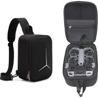 Case Backpack for DJI NEO 2, Portable Storage Shoulder Bag Hard EVA Carring Case for RCN3, Battery Charger Hub and Aceessories