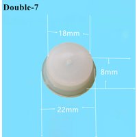 2 PCS Small Round Gaskets Bearing Bushings White Color Spare Parts For Front Panel Soft Serve Ice Cream Machines Accessories