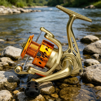 Spinning Fishing Reel 1000/2000/3000/4000/5000/6000/7000 High Drags Saltwater Metal Coils Series Spinning Wheel