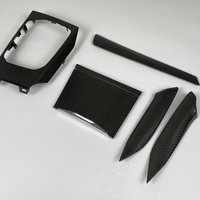 Real Carbon Fiber MP Same Car Interior Parts For BMW 3 4 Series G20 G21 G22 G23 G26 G28 Center Console Shift Panel Cover Trim