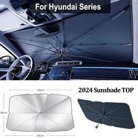 Car Sunshade Windshield Umbrella For Hyundai Tucson Solaris Santa Fe Rena Hybrid Creta Ix35 Ix45 I10 I30 I40 Car Front SunShade