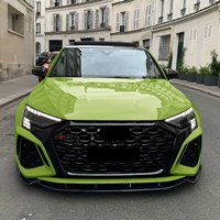 For Audi RS3 8Y 2021-2024 Car Front Bumper Lip Splitter Diffuser Lip Body Kit Auto Spoiler Bumper Gloss Black Accessories