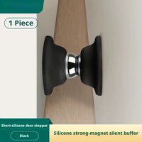 Hotel Household Silicone Door Stopper – Strong Magnetic Mute Touch Anti-Collision Door Suck Stall Barrier