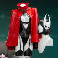 Game Hollow Cosplay Knight Silksong Cosplay Costume Sexy PU Jumpsuit Sexy Private Photo Shoots Female