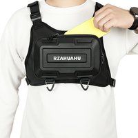 AliExpress Hard Shell Multifunctional Functional Tactical Chest Bag, Men's Chest Bag, Motorcycle Vest Bag, Workwear Cycling Bag, Street Fashion Vest Bag, Motorcycle Chest Bag