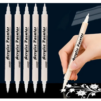 Acrylic Paint Marker Pens | Waterproof & Quick-Drying | Perfect for DIY Crafts, Resin Art, Scrapbooking, and Office Projects