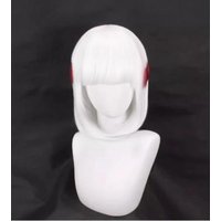 Anime Jujutsu Kaisen Uraume Cosplay Wig with Bangs Cosplay Short Uraume Wigs Halloween Costume Party
