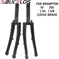 AliExpress BUCKLOS RIRO Carbon 16 Bike Fork for Brompton Ultralight Folding Bicycle Fork 1 3/8 1 1/4 355 Folding Bike Fork 16in Retro Bicycle Forks