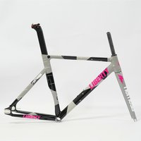 Fixed Gear Bike Frameset, 700C Aluminum Fixie Frame, Carbon Fork, Track, Single Speed Bike Frames, High Quality Bicycle Parts