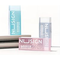 Cyrstal Clear Pencil Eraser Rubber Colorful Transparent Erasers for Artist Students School Supplies