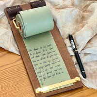 Retro memo pad board clip can tear note paper, non-stick paper,small handwritten order menu