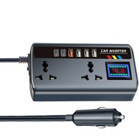 Converter for Car Outlet for Car 12V/24V to 220V Fast Charging Ports Portable Automotive Charger Inverter 3 USB Ports for Adults
