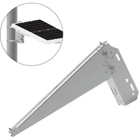 PV Bracket Simple And Secure 30° Single Solar Panel Pole Mount Fully Adjustable Stainless Steel Screwed Bracket