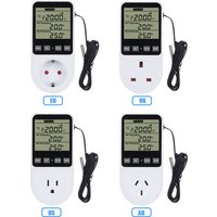 AC120-240V Temperature Controller Socket Fully Functional Thermostat Timer Switch Accuracy Heating Cooling Regulator Thermometer