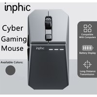 INPHIC YuanChuang-Cyber Three Mode Game Mouse 12800DPI RGB Light Effect Bluetooth Wireless Mouse