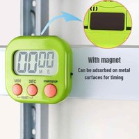 Magnetic LCD Kitchen Timer, Digital Cooking Countdown Timer with Alarm Clock, Kitchen Tools & Accessories