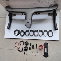 BIGROCK carbon fiber road handlebar gravel handlebar full internal routing handlebar 360/380/400/420 for OD1 28.6mm&OD2 31.8mm