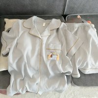 Summer Christmas Puppy 2026 New Pajamas Men's Short-Sleeved Shorts Thin Large Size Youth Home Wear Suit Student Sleepwear