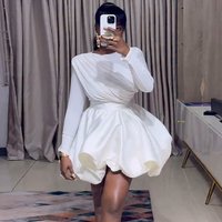 Women's Round Neck Bud Skirt and Long Sleeve Two Piece Set Autumn Fashion Casual Elegant High Waist Skirt Matching Set