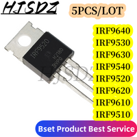 5PCS IRF9540 IRF9640 IRF9630 IRF9530 IRF9520 IRF9620 IRF9610 IRF9510 TO-220