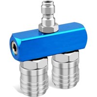 Pressure Washer Dual Nozzle Quick Connectors 1/4 inch Double Sprayer Tips