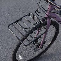 Thickened Gravel Road Luggage Rack Bolded Carbon Steel Load-bearing Bike Luggage Carrier Sturdy Durable Bicycle Accessories