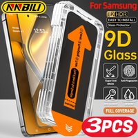 NNBILI 3pcs Ultra HD Screen Protector with Install Kit Auto-Alignment Kit Compatible with Samsung Galaxy S26 S25 S24 S23 Ultra