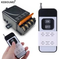 433Mhz Universal Wireless Remote Control Switch 30A DC 12V-75V High Power 1000 Meters Relay Receiver for Pump Motorcycle DIY
