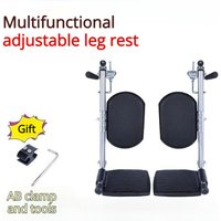 Adjustable Wheelchair Leg Rest Foldable Non-slip Stable Durable Wheelchair Leg Rests Multifunctional Rehabilitation Supplies