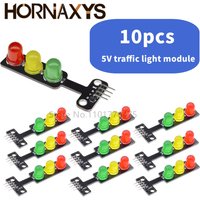 10PCS/ LED traffic lights light-emitting module / digital signal output Traffic light module / electronic building blocks