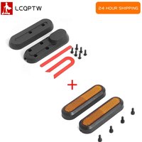 For Xiaomi 4 Electric Scooter Rear Wheel Cover Hub Cap Front Fork Side Reflective Stickers Protect Shell Reflector Parts