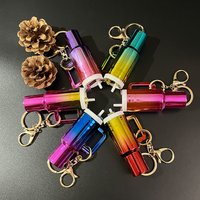 New Cross Border Gradient Color Stanley Keychain Pendant, A Fashionable Commemorative Gift For Women