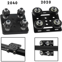 3D Printer Parts 2020 V-Openbuildd Wheels V Gantry Plat Set Special Slide Plate Pulley For 2020 /2040 V-slot Aluminum Profiles