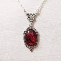Vintage Red Quartz Crystal Necklace for Men and Women, Talisman Pendant, Classical Style, Jewelry Accessory, 2025