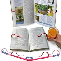 Folding Book Reading Support Clip Hands Free Book Holder Creative Books Stand Pages Open Fixed Clamp Desk Accessories