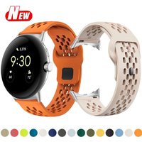 Silicone Sport For Google Pixel Watch 4/3/2/1 41MM Breathable Band Strap For Pixel 3/4 45mm Smartwatch Replacement Soft Bracelet