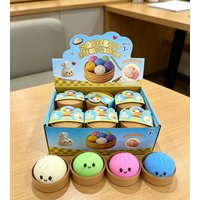 Slow Rebound Flash Dumpling Decompression Ball, Soft Pinch Stress Toy for Home Office, Birthday Gifts for Kids & Adults