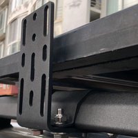 2 Pieces Side Awning Mounting Bracket Stainless Steel Roof Rack Awning Mount Vehicle Cover Bracket Universal Fit for Camping