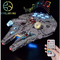 Creative LED Light Set Compatible Lego 75192 Millennium Falcon Building Block Model Toys Decorative Lamp (Only light NO Blocks)