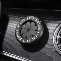 Auto Motorcycle Ignition Start Button Ring Decor Cover One Key Start Knob Styling Trim Personality Car Interior Decoration Prote
