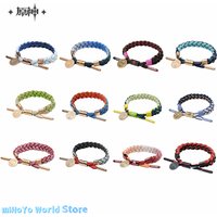MiHoYo Official Hand Strap Genshin Impact Cosplay Diy Accessories Doujin Neuvillette Wanderer Diluc Bracelet Furina Ayato Gifts