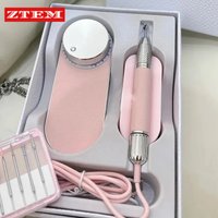ZTEM Finger Nails File Electric Grinder 4-generation Upgrade Waterproof Nail polishing grinding machine for nail salons