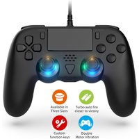 TP5-35136 Optical Digital 3M Wired Gamepad for PS5 Slim Game Controller Joystick with Continuous Programming Back Key