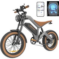 M20 Elektrofahrrad für Erwachsene 1000W 48V18,2Ah Akku 20-Zoll-Fat-Mountainbike 7-Gang Scheibenbremse MIT NFC Offroad-Elektrofahrrad